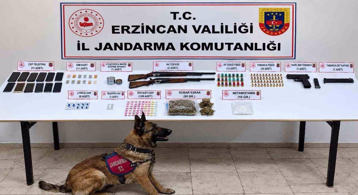 Erzincan’da uyuşturucu operasyonunda 10 şüpheli gözaltına alındı