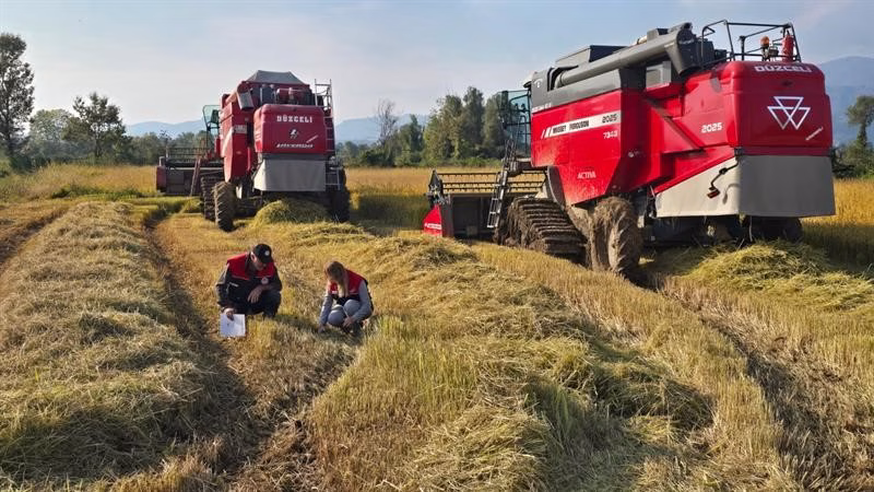 Düzce’de verimli hasat için biçerdöver denetimleri sürüyor