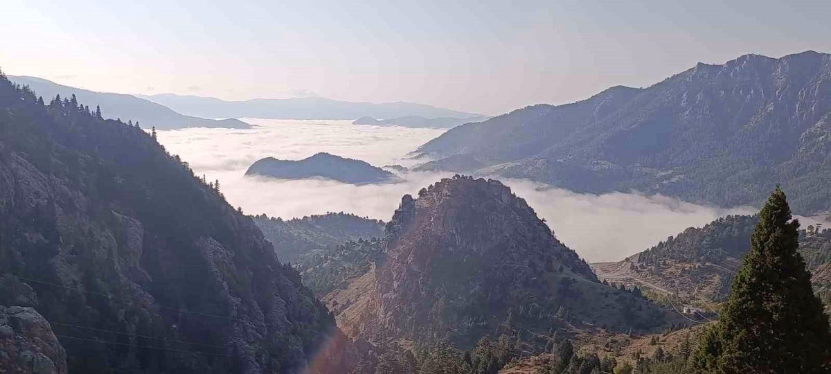 Kahramanmaraş’ta sis denizi oluştu