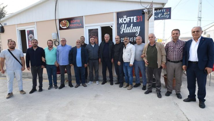 ESNAF BABASI İZZETTİN YILMAZ ESNAFIN YANINDA