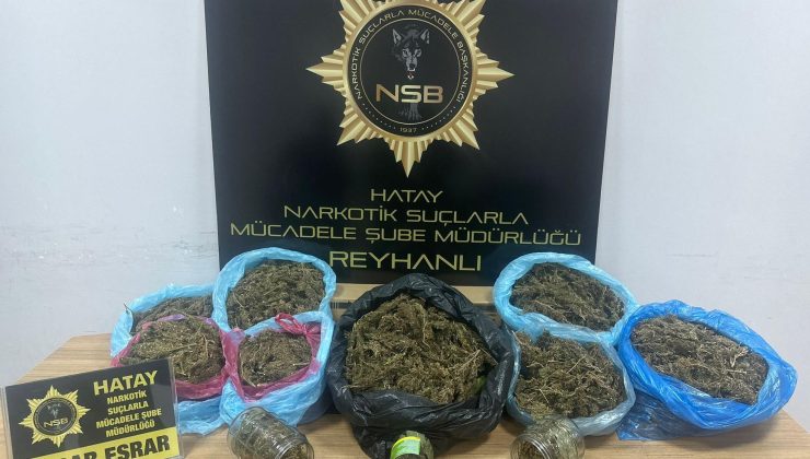 Reyhanlı’da uyuşturucu imal ve ticareti