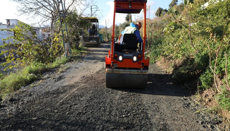 HBB YOL YAPIM ÇALIŞMALARINA HIZ KESMEDEN DEVAM EDİYOR