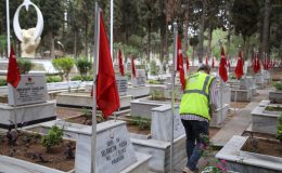 HBB’den 15 ilçede mezarlık temizliği