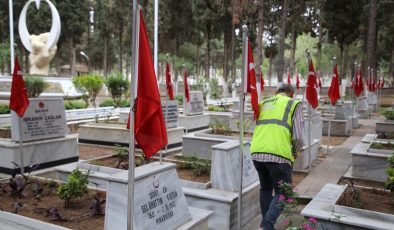 HBB’den 15 ilçede mezarlık temizliği